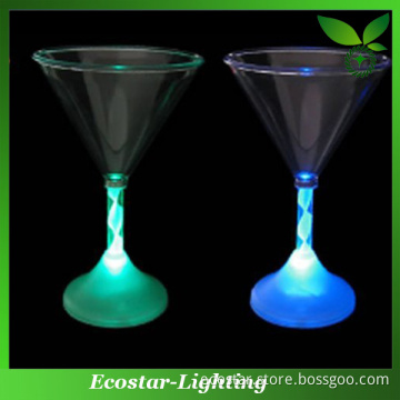 Novelty Flashing LED Martini Cup for Party Decoration